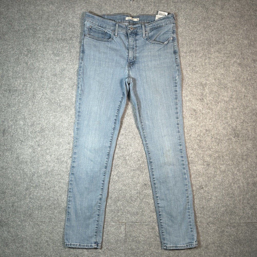 Levi's‎ 312 Shaping slim Denim Jeans Women's 30x30(30x28) Blue Light washed